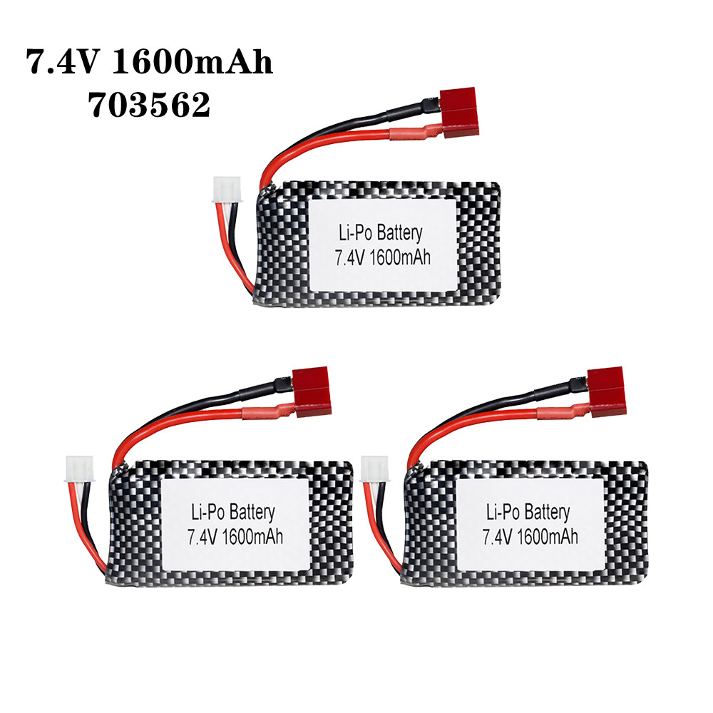 1/2/3 Cái/lốc 7.4V 1600Mah 703 - đánh giá và giá Rc Helicopter Coaxial